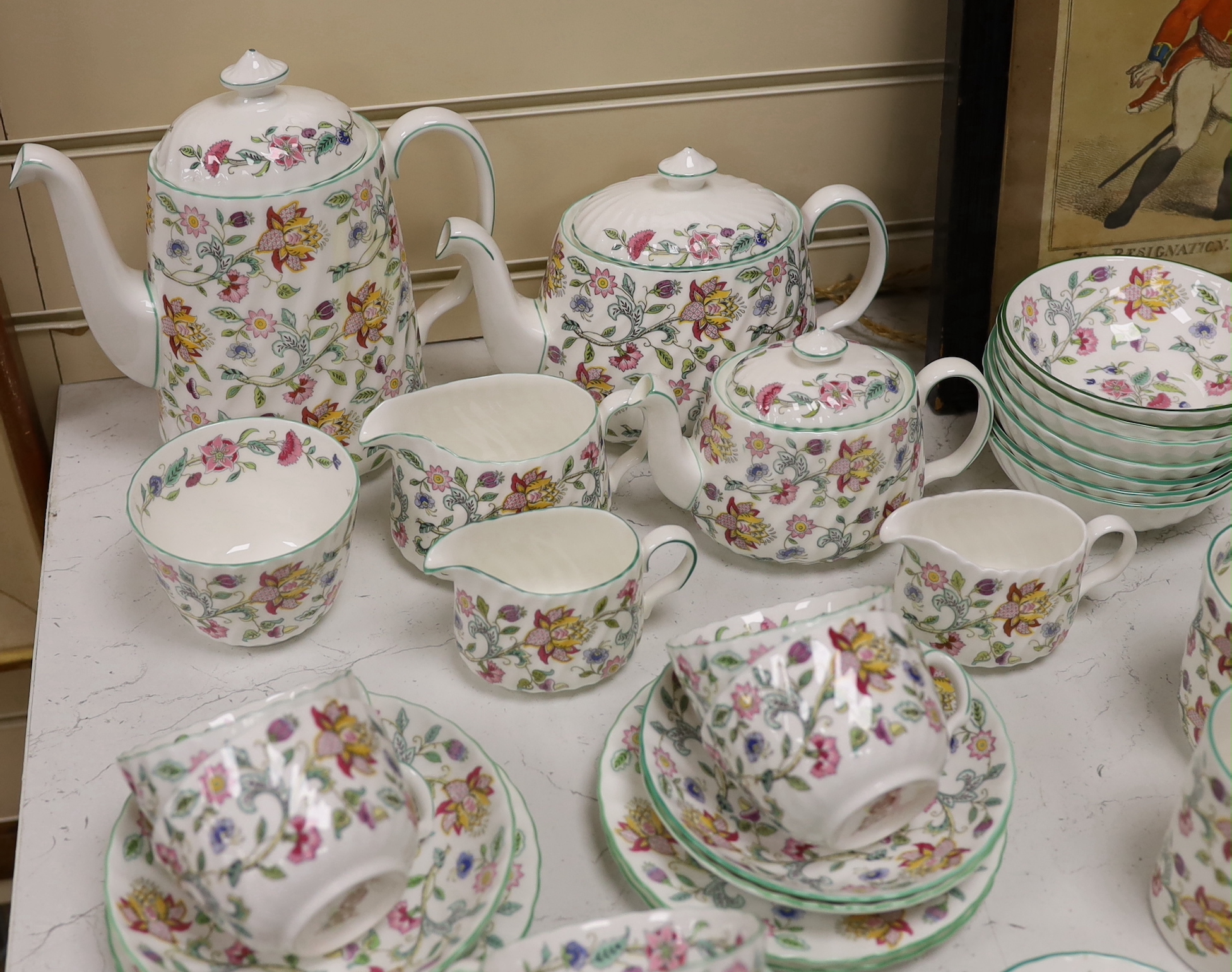 A Minton Haddon Hall tea and coffee service